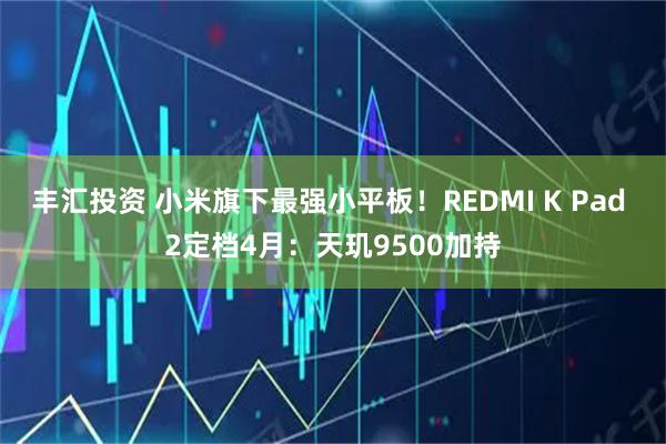 丰汇投资 小米旗下最强小平板！REDMI K Pad 2定档4月：天玑9500加持